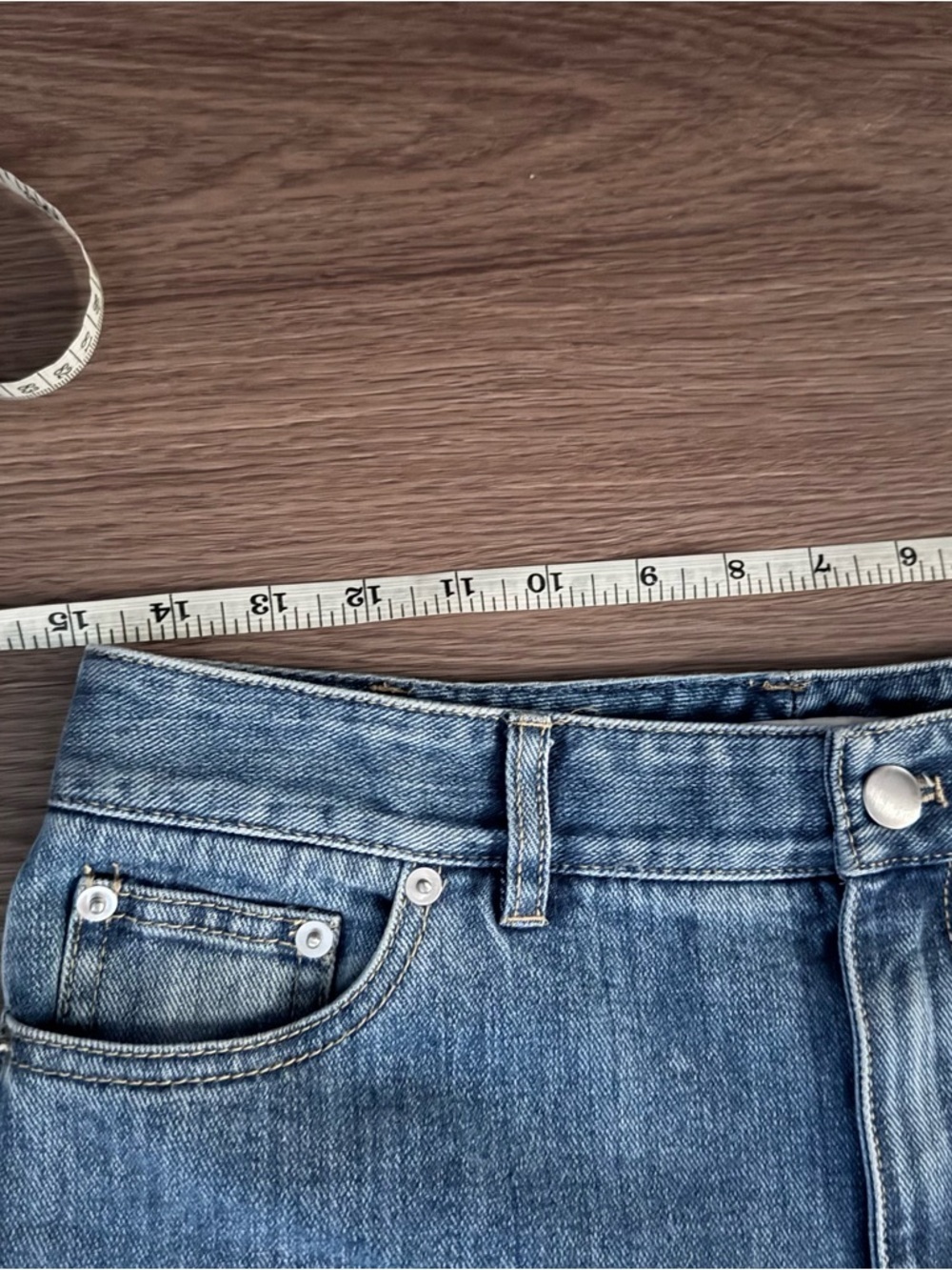 Tibi Brancusi Cropped Blue Jeans - Casual Women's Denim 26 - Picture 11 of 14